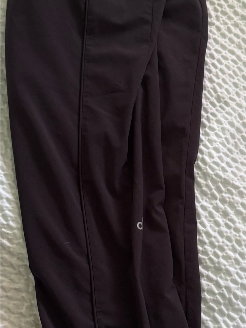 Leggings Alo Yoga Joggers Womens xs Black Performance  Drawstring Pockets pants